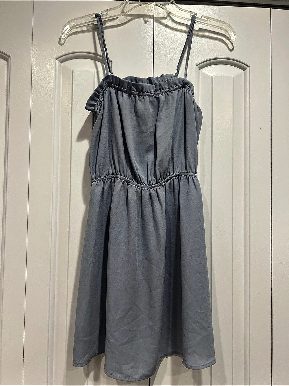 Forever 21 Spaghetti Strap Mini Dress in Blue Size Small Like New